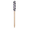 Plaid with Pop Wooden Food Pick - Paddle - Single Pick