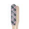 Plaid with Pop Wooden Food Pick - Paddle - Single Sided - Front & Back