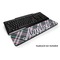 Plaid with Pop Keyboard Wrist Rest (Personalized)