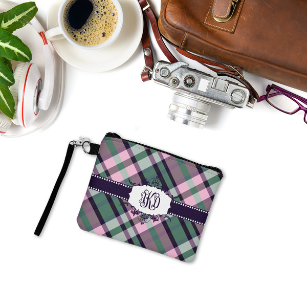 Plaid with Pop Wristlet ID Cases - LIFESTYLE