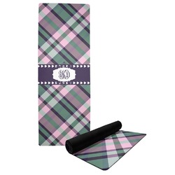 Plaid with Pop Yoga Mat (Personalized)