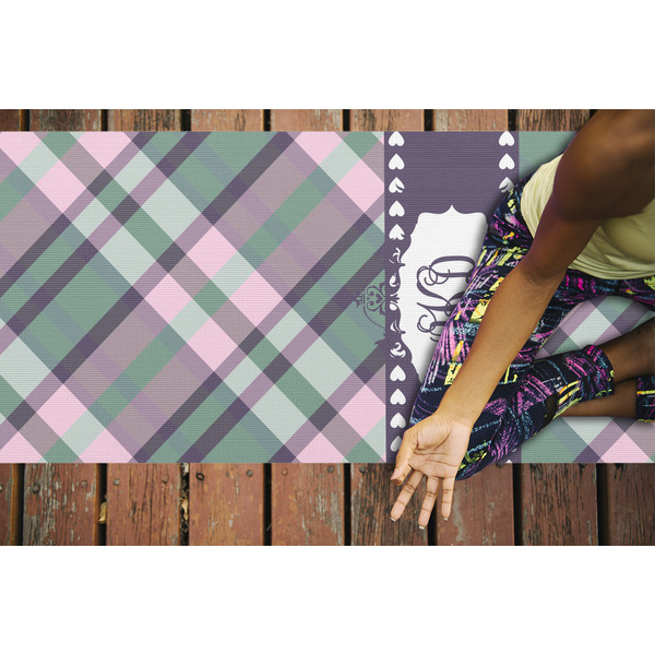 Plaid with Pop Yoga Mats - LIFESTYLE