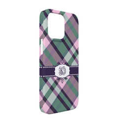 Plaid with Pop iPhone Case - Plastic - iPhone 13 (Personalized)