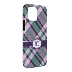 Plaid with Pop iPhone Case - Rubber Lined - iPhone 13 Pro Max (Personalized)