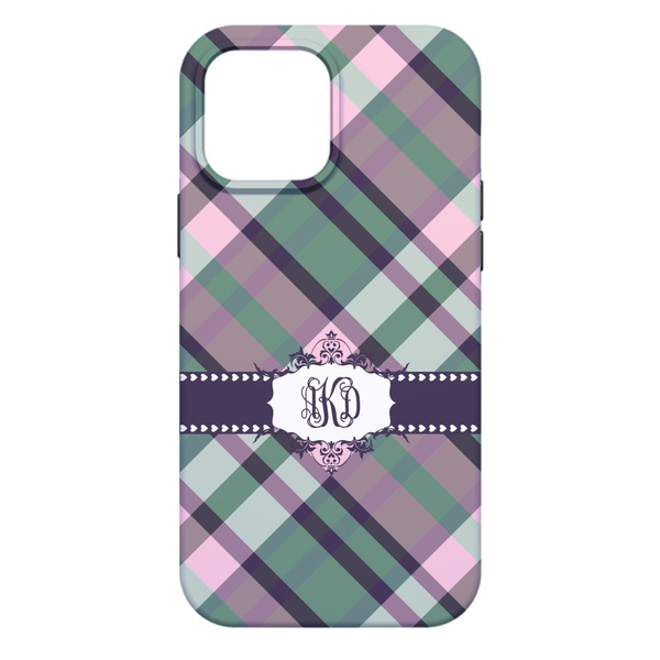 Plaid with Pop iPhone 13 Pro Max Tough Case - Back