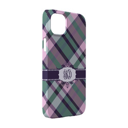 Plaid with Pop iPhone Case - Plastic - iPhone 14 (Personalized)