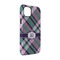 Plaid with Pop iPhone 14 Tough Case - Angle