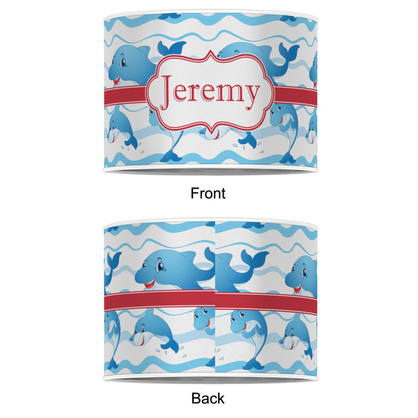 Dolphins 12" Drum Lampshade - APPROVAL (Poly Film)