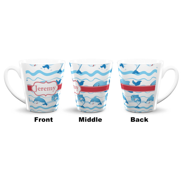 Dolphins 12 Oz Latte Mug - Approval