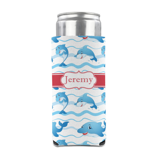 Dolphins 12oz Tall Can Sleeve - FRONT (on can)