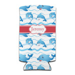 Dolphins Can Cooler (tall 12 oz) (Personalized)