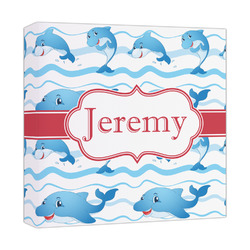Dolphins Canvas Print - 12x12 (Personalized)