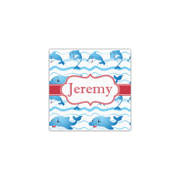 Dolphins 12x12 - Canvas Print - Front View