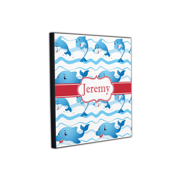 Dolphins 12x12 Wood Print - Angle View