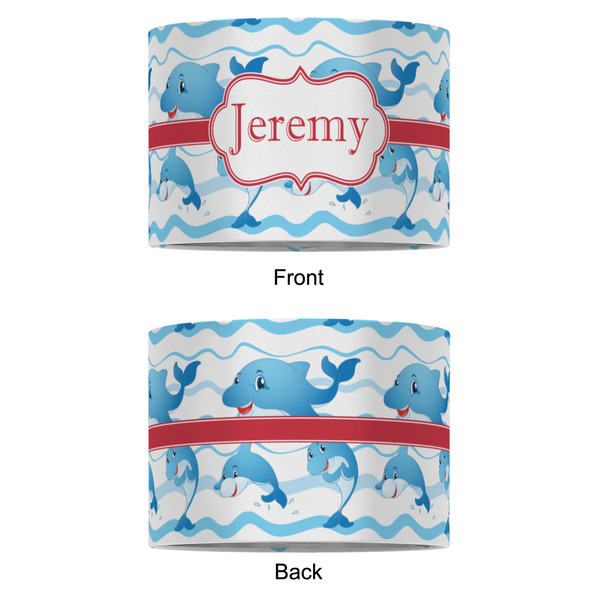 Dolphins 16" Drum Lampshade - APPROVAL (Fabric)