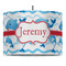Dolphins 16" Drum Pendant Lamp - Fabric (Personalized)