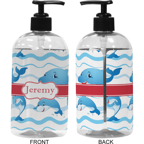 Dolphins 16 oz Plastic Liquid Dispenser (Approval)