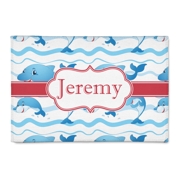 Custom Dolphins Patio Rug (Personalized)