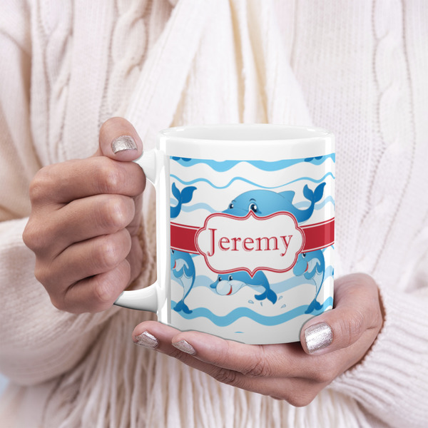 Dolphins 20oz Coffee Mug - LIFESTYLE