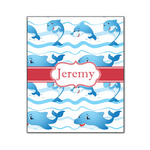 Dolphins Wood Print - 20x24 (Personalized)