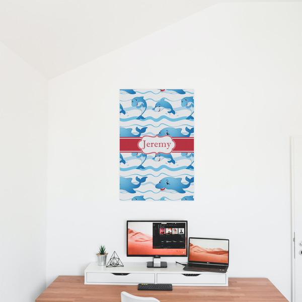Dolphins 20x30 - Matte Poster - On the Wall