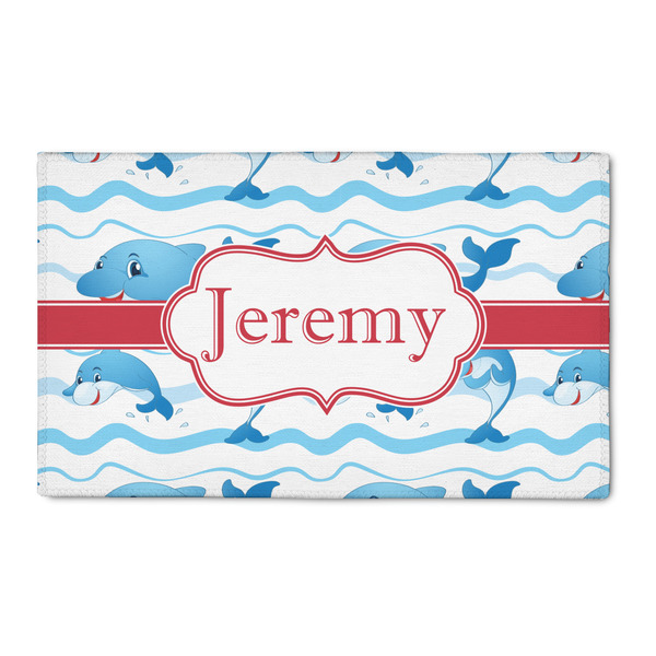 Custom Dolphins 3' x 5' Patio Rug (Personalized)