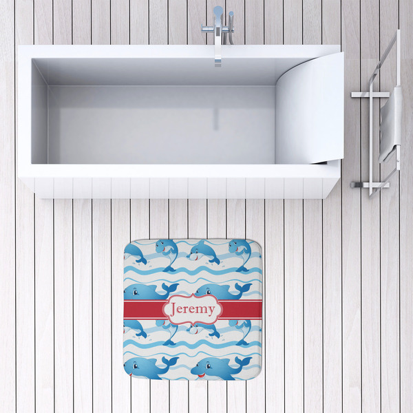 Dolphins 48x48 Foam Memory Mat - LIFESTYLE