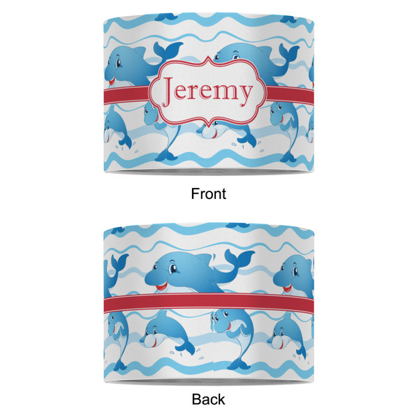 Dolphins 8" Drum Lampshade - APPROVAL (Fabric)