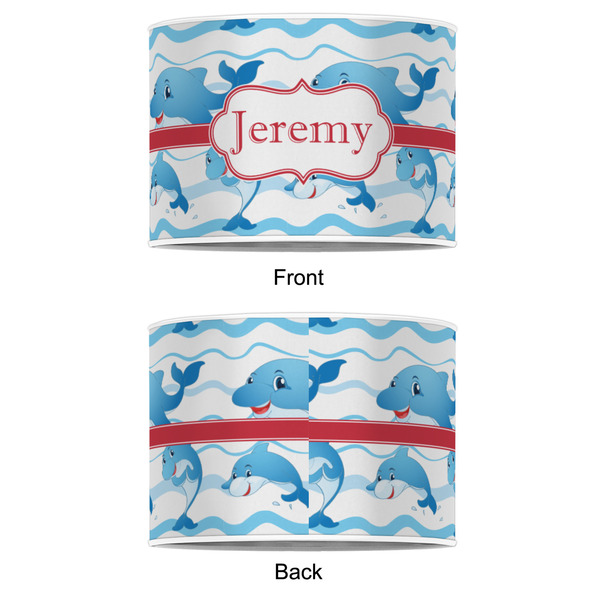 Dolphins 8" Drum Lampshade - APPROVAL (Poly Film)