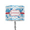 Dolphins 8" Drum Lampshade - ON STAND (Fabric)