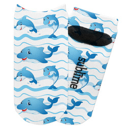 Dolphins Adult Ankle Socks (Personalized)