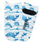 Dolphins Adult Ankle Socks - Single Pair - Front and Back