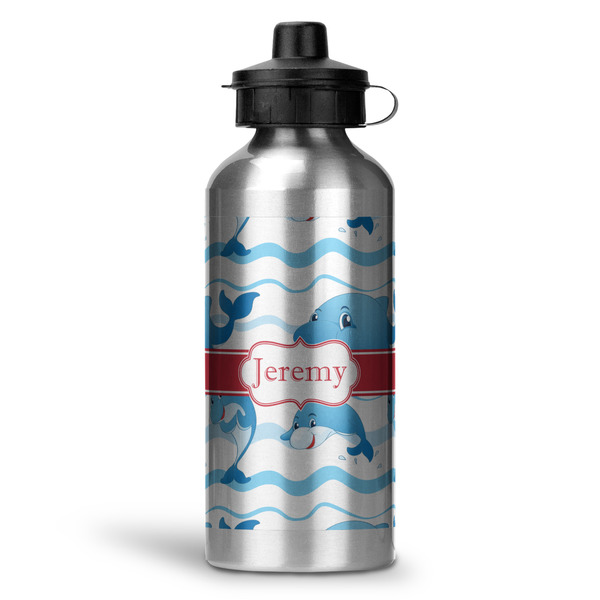 Custom Dolphins Water Bottles - 20 oz - Aluminum (Personalized)
