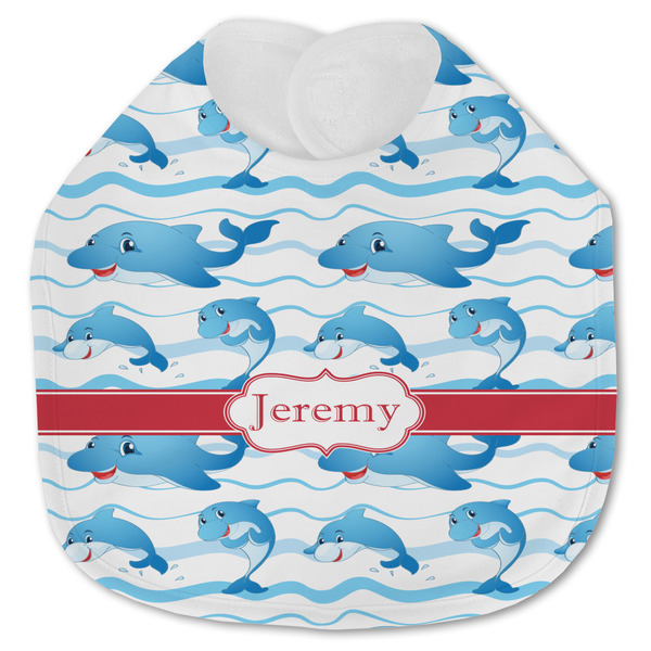 Dolphins Baby Bib - AFT closed