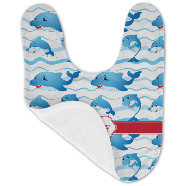 Dolphins Baby Bib - AFT folded