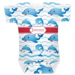 Dolphins Baby Bodysuit 0-3 (Personalized)