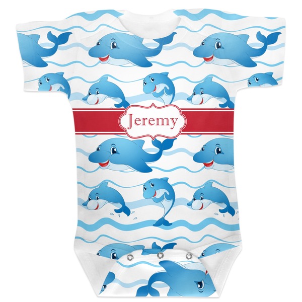 Custom Dolphins Baby Bodysuit 12-18 (Personalized)