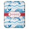 Dolphins Baby Sherpa Blanket - Flat