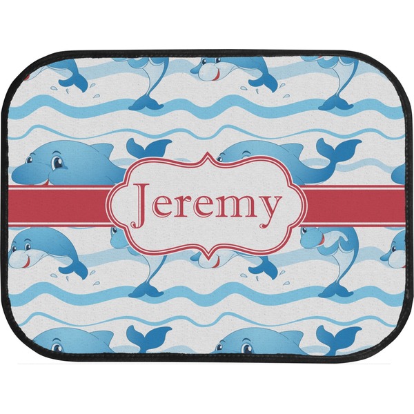 Dolphins Custom Car Floor Mats (Back Seat)