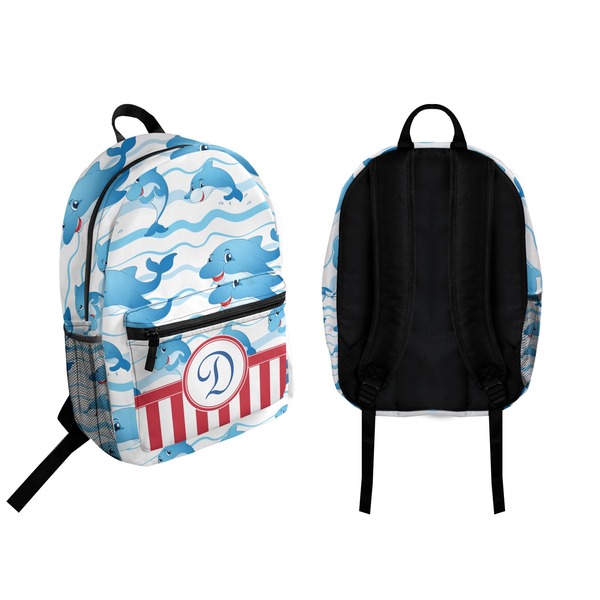 Dolphins Backpack front and back - Apvl