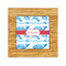 Dolphins Bamboo Trivet with 6" Tile - FRONT