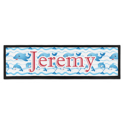 Dolphins Bar Mat - Large (Personalized)
