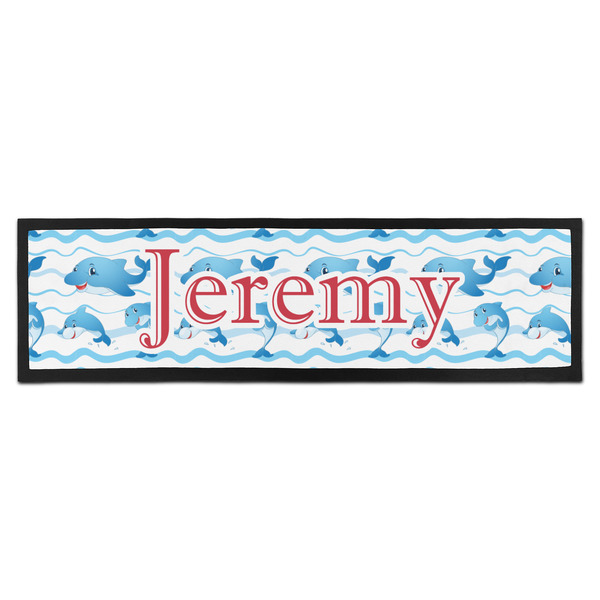 Custom Dolphins Bar Mat - Large (Personalized)