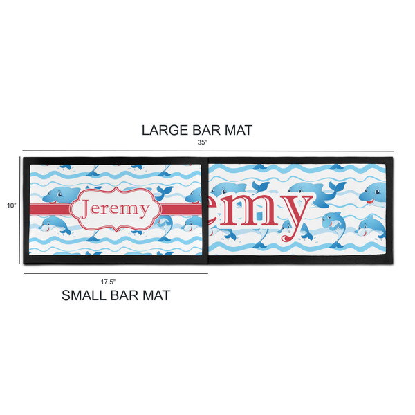 Dolphins Bar Mats - Sizing Chart