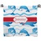 Dolphins Full Print Bath Towel (Personalized)