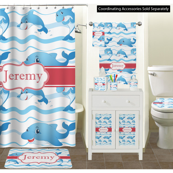 Dolphins Bathroom Scene