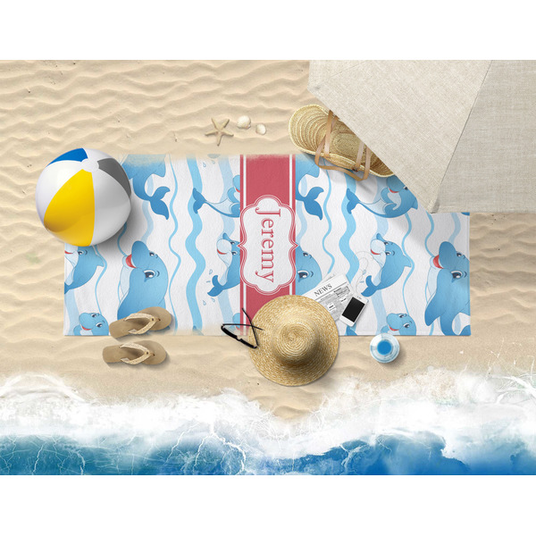 Dolphins Beach Towel Lifestyle