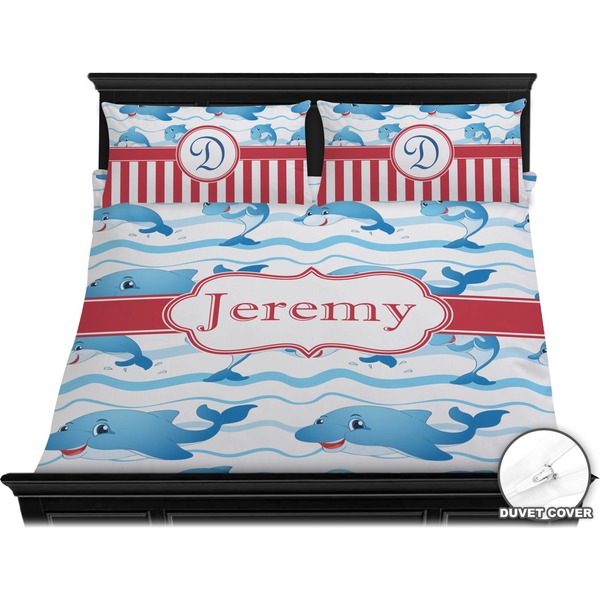 Dolphins Bedding Set (King) - Duvet
