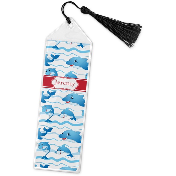 Custom Dolphins Book Mark w/Tassel (Personalized)