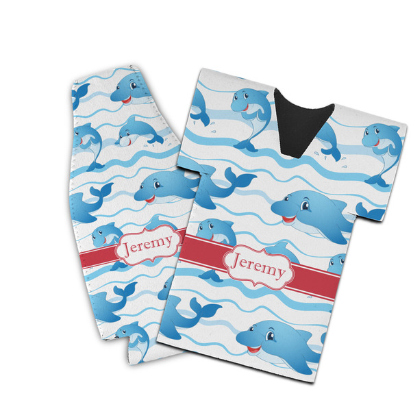 Custom Dolphins Bottle Cooler (Personalized)